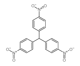 1-[bis(4-nitrophenyl)methyl]-4-nitro-benzene Structure