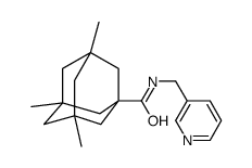 3,5,7-trimethyl-N-(pyridin-3-ylmethyl)adamantane-1-carboxamide Structure