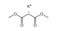 K[dimethyl malonate] Structure
