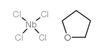 四氯双(四氢呋喃)铌(IV)结构式