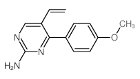 5-ethenyl-4-(4-methoxyphenyl)pyrimidin-2-amine Structure