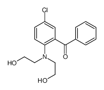[2-[bis(2-hydroxyethyl)amino]-5-chlorophenyl]-phenylmethanone Structure