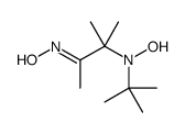 N-tert-butyl-N-(3-hydroxyimino-2-methylbutan-2-yl)hydroxylamine结构式