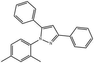 1-(2,4-Dimethylphenyl)-3,5-diphenyl-1H-pyrazole Structure