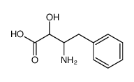 3-amino-2-hydroxy-4-phenylbutanoic acid结构式