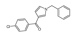 (1-benzylpyrrol-3-yl)-(4-chlorophenyl)methanone Structure