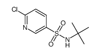 N-(tert-Butyl)-6-chloropyridine-3-sulfonamide Structure