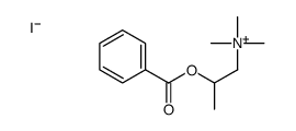 2-benzoyloxypropyl(trimethyl)azanium,iodide结构式