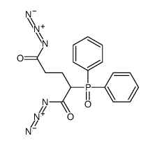 2-diphenylphosphorylpentanedioyl diazide Structure