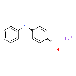 4-(phenylimino)cyclohexa-2,5-dien-1-one oxime, sodium salt结构式