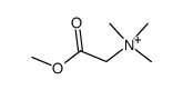 trimethylammonio-acetic acid methyl ester结构式