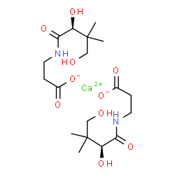 l-Calcium pantothenate结构式