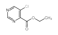 5-氯嘧啶-4-羧酸乙酯结构式