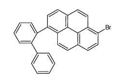 1-bromo-6-(2-phenylphenyl)pyrene结构式