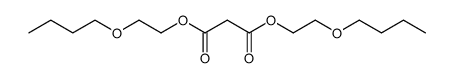 malonic acid bis-(2-butoxy-ethyl ester) Structure