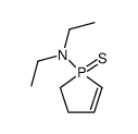 N,N-diethyl-1-sulfanylidene-2,3-dihydro-1λ5-phosphol-1-amine结构式