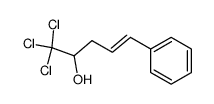 1,1,1-trichloro-5-phenylpent-4-en-2-ol结构式