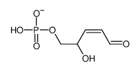 [(E)-2-hydroxy-5-oxopent-3-enyl] hydrogen phosphate Structure