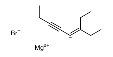 magnesium,3-ethyloct-3-en-5-yne,bromide Structure