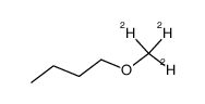 1-butyl [d3]methyl ether Structure