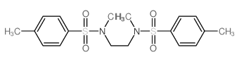 N,4-dimethyl-N-[2-[methyl-(4-methylphenyl)sulfonyl-amino]ethyl]benzenesulfonamide结构式