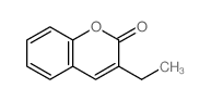 3-Ethylcoumarin structure