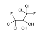 1,1,3,3-Tetrachloro-1,3-difluoro-2,2-propanediol结构式