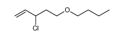5-butoxy-3-chloro-pent-1-ene结构式