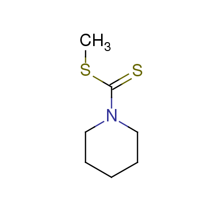 甲基哌啶-1-二硫代甲酸酯结构式
