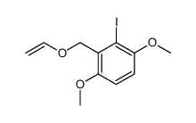 2-iodo-3,6-dimethoxybenzyl vinyl ether Structure