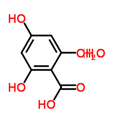 2,4,6-Trihydroxybenzoic Acid Monohydrate Structure