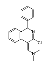3-Chloro-4-dimethylaminomethylene-1,4-dihydroisoquinoline结构式