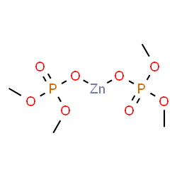zinc tetramethyl bis(phosphate) Structure