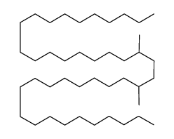 19,22-Dimethyltetracontan结构式