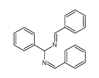 N-[(benzylideneamino)-phenylmethyl]-1-phenylmethanimine Structure
