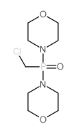 4-(chloromethyl-morpholin-4-yl-phosphoryl)morpholine structure