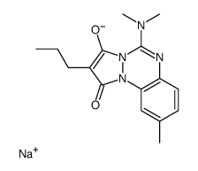Sodium 5-(dimethylamino)-9-methyl-1-oxo-2-propyl-1H-pyrazolo[1,2- a][1,2,4]benzotriazin-3-olate Structure