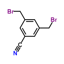 3,5-Bis(bromomethyl)benzonitrile Structure