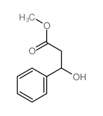 methyl (3R)-3-hydroxy-3-phenyl-propanoate结构式