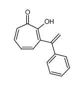 3-(1-phenylvinyl)tropolone结构式