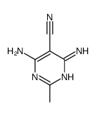 5-Pyrimidinecarbonitrile, 4,6-diamino-2-methyl- (7CI,9CI) structure