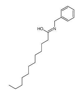 Dodecanamide, N-(phenylmethyl)- Structure