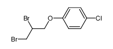 2,3-dibromopropyl 4-chlorophenyl ether结构式