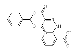 5-[(2-nitrophenyl)hydrazinylidene]-2-phenyl-1,3-dioxane-4,6-dione结构式