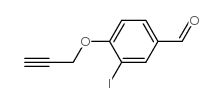 3-iodo-4-prop-2-ynoxybenzaldehyde Structure
