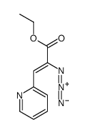 ethyl 2-azido-3-pyridin-2-ylprop-2-enoate结构式