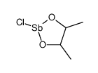 2-chloro-4,5-dimethyl-1,3,2-dioxastibolane Structure