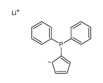 lithium,cyclopenta-2,4-dien-1-yl(diphenyl)phosphane Structure