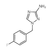 1-(4-氟苄基)-1H-1,2,4-噻唑-3-胺结构式