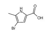 4-bromo-5-methyl-1H-pyrrole-2-carboxylic acid Structure